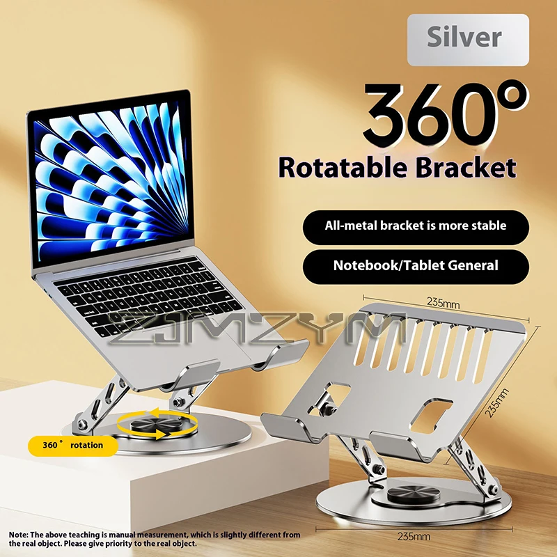 360° Adjustable Metal Laptop and Tablet Stand 7 360° Adjustable Metal Laptop and Tablet Stand - Image 7