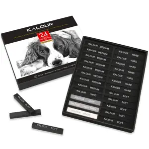 Kalour 24-Piece Soft Pastel Set with Charcoal 13 S32950ebb78614c78878c1f231067e97ep