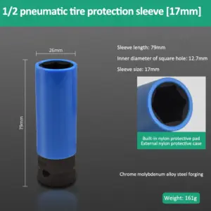 Automotive Impact Socket Set 15-22mm Durable Steel 16 S32b196cda08b447da95028a7ec37325fm