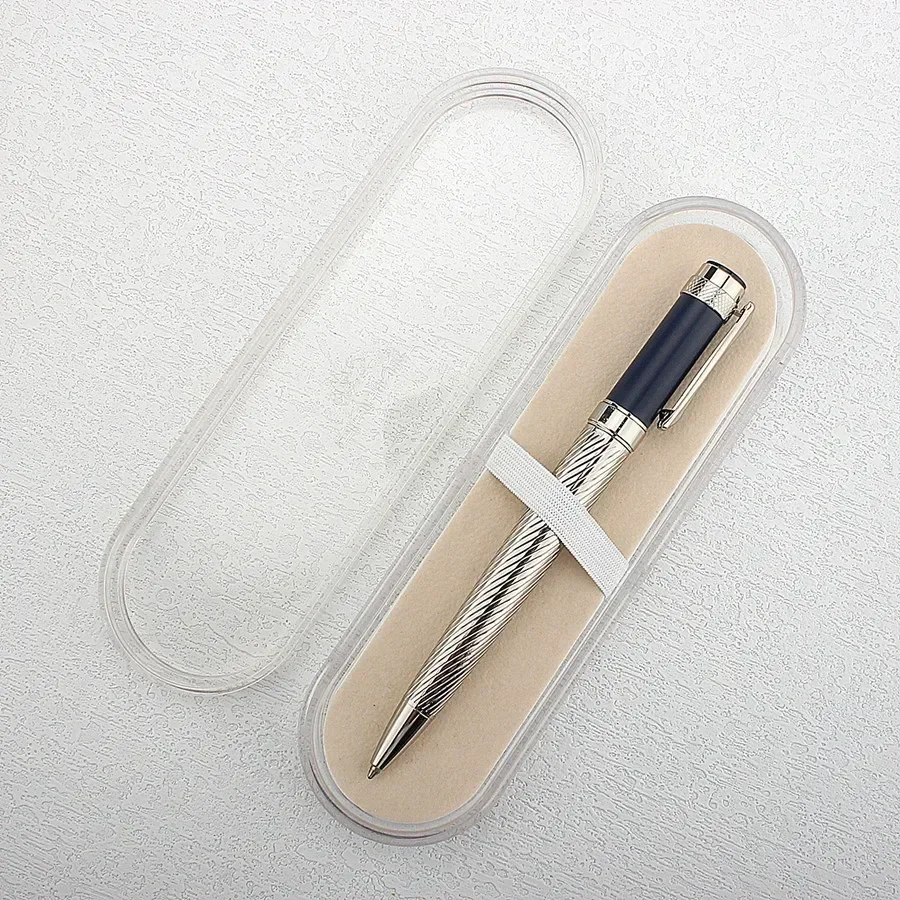 MONTE MOUNT Model 2003-2 Silver & Black Retractable Pen 7 MONTE MOUNT Model 2003-2 Silver & Black Retractable Pen - Image 7