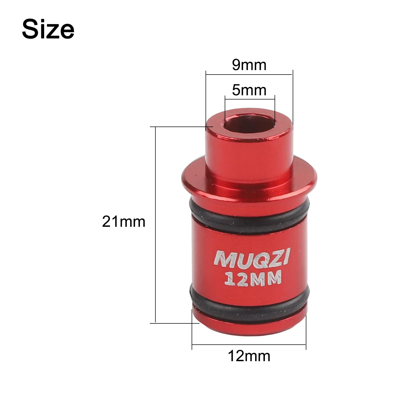 Silver CNC Axle Adapter for Bikes 2 Silver CNC Axle Adapter for Bikes - Image 2