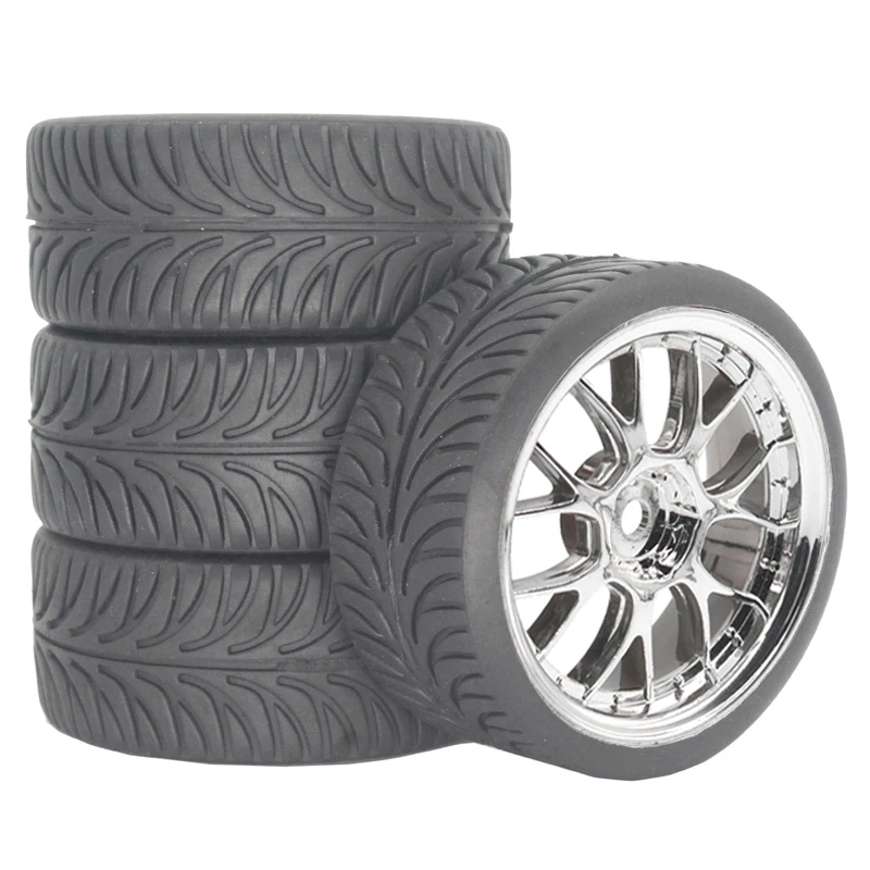 1.9-Inch RC Tire and Rim Set for 1/10-1/14 Scale 4 1.9-Inch RC Tire and Rim Set for 1/10-1/14 Scale - Image 4