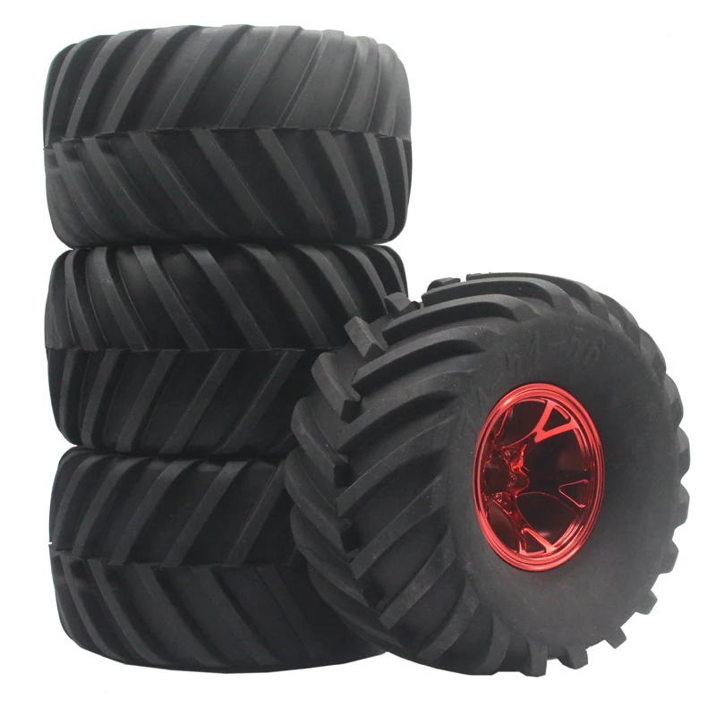 RC Monster Truck Tires & Rims Set 4pcs 10 RC Monster Truck Tires & Rims Set 4pcs - Image 10