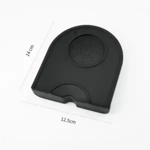 Black Silicone Coffee Tamper Mat for Baristas 18 S34466ee1f43748a395aa6c1a4960270aS