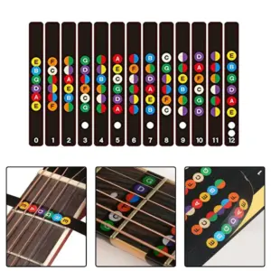 Colorful Guitar Fretboard Sticker Set 11 S3517b8c1043f46f7bbf53ea74db99be7J