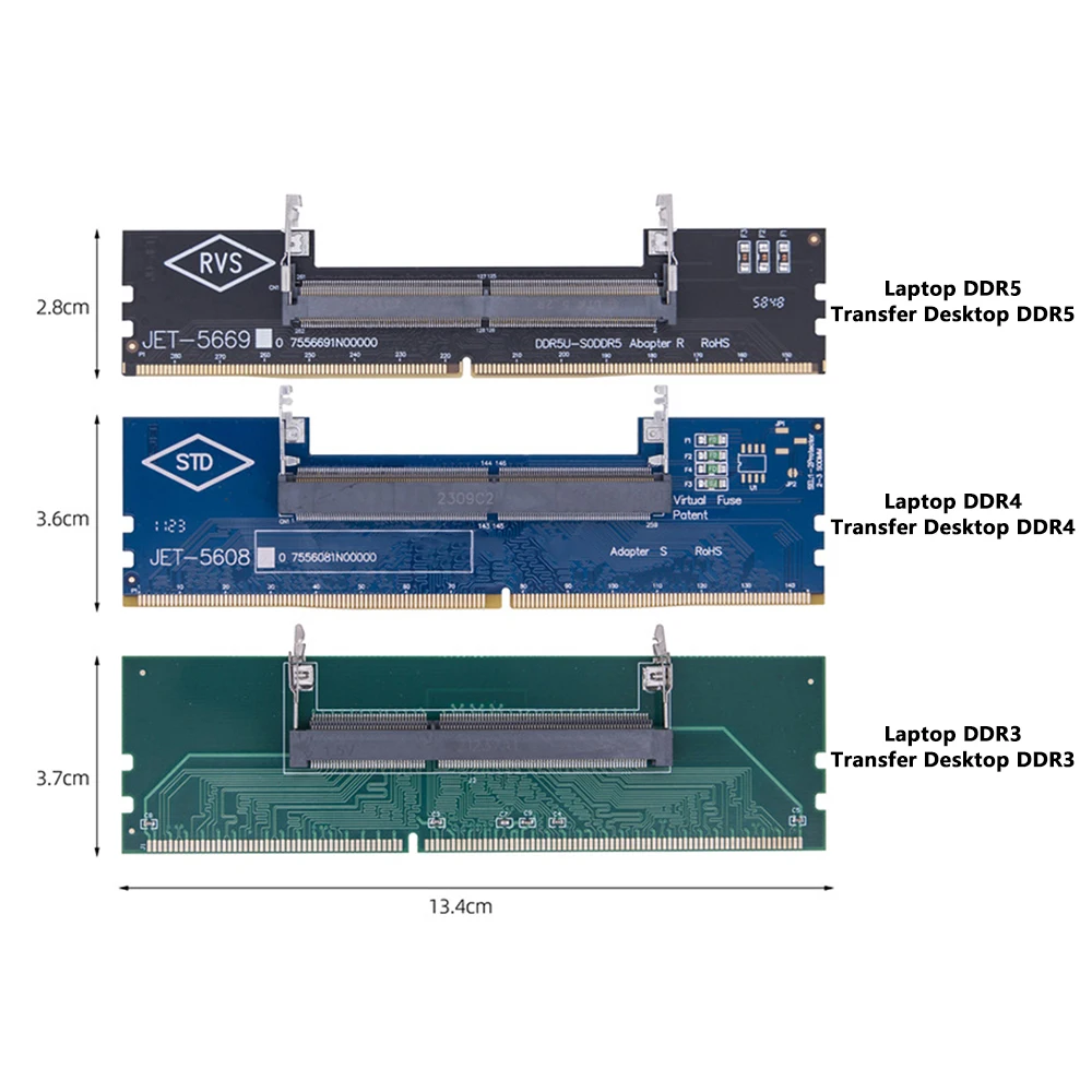 DDR3/DDR4/DDR5 Memory Adapter Card for Desktop 2 DDR3/DDR4/DDR5 Memory Adapter Card for Desktop - Image 2