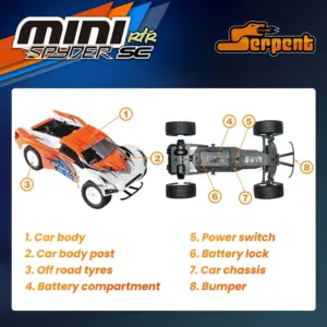 1/24 Serpent Mini RC Car for Adults 11 S38e578530eab45759236194e015f76aau
