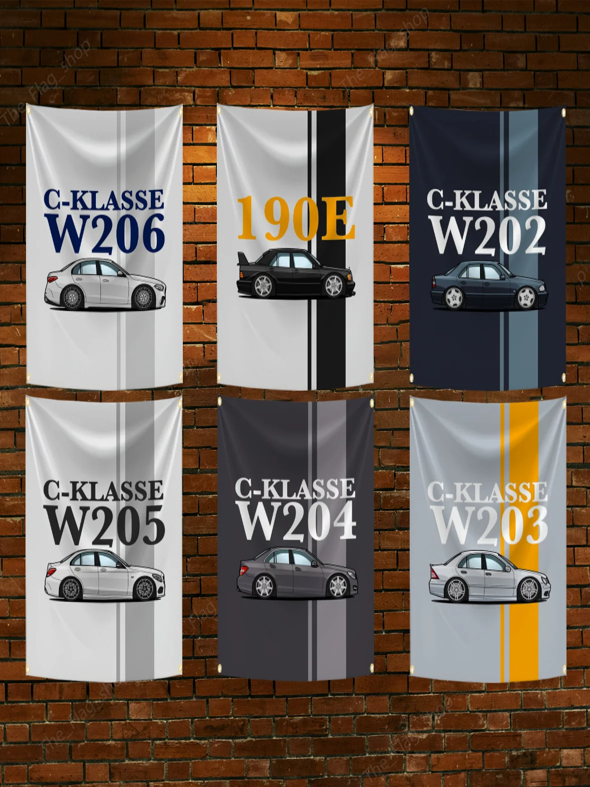C-Class W202 Garage Wall Banner 2 C-Class W202 Garage Wall Banner - Image 2