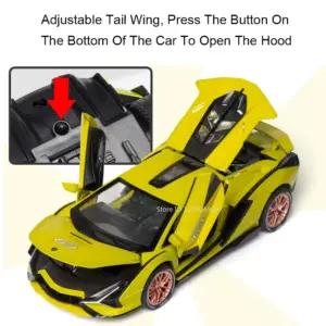 Vibrant Lime Green 1:32 Supercar Model 14 S394e05c241e54c87a8dbcfe9da792cda6