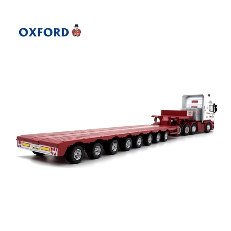 OXFORD Diecast 1:76 Scale R580 Multi Axle Semi Trailer Alloy Car Model Finished Product Simulation Toy Collection Static Model 6 OXFORD Diecast 1:76 Scale R580 Multi Axle Semi Trailer Alloy Car Model Finished Product Simulation Toy Collection Static Model - Image 6
