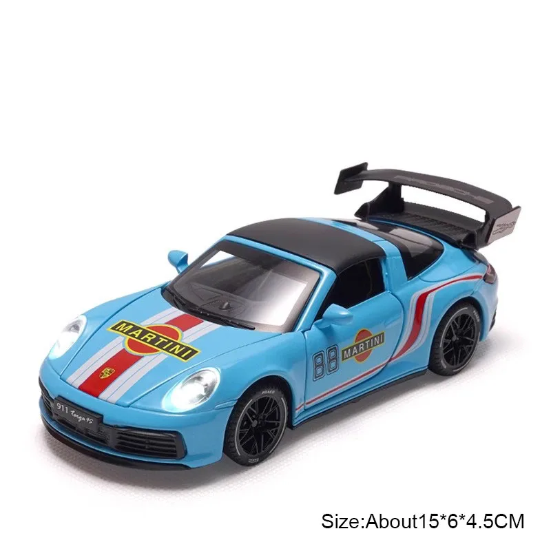 Diecast Alloy Porsche 911 Martini GT3 Model 9 Diecast Alloy Porsche 911 Martini GT3 Model - Image 9