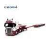 OXFORD Diecast 1:76 Scale R580 Multi Axle Semi Trailer Alloy Car Model Finished Product Simulation Toy Collection Static Model