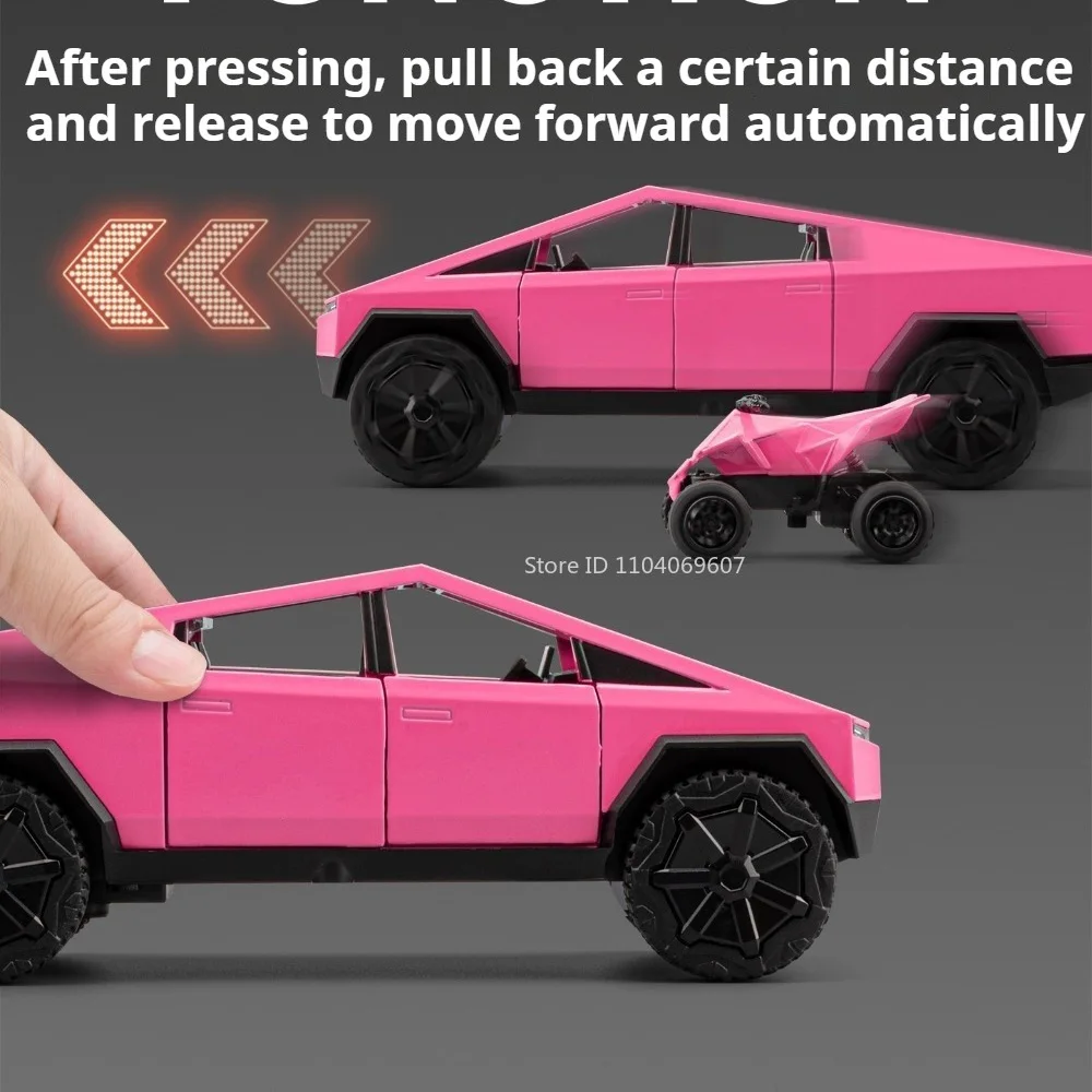 1:32 Scale Diecast Pickup Truck with Lights 4 1:32 Scale Diecast Pickup Truck with Lights - Image 4