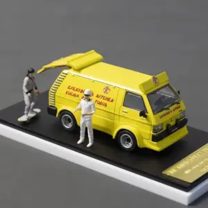 Vibrant Yellow Food Truck Miniature Model 7 S3a573af5cd71423885c7afa79a0096f9M