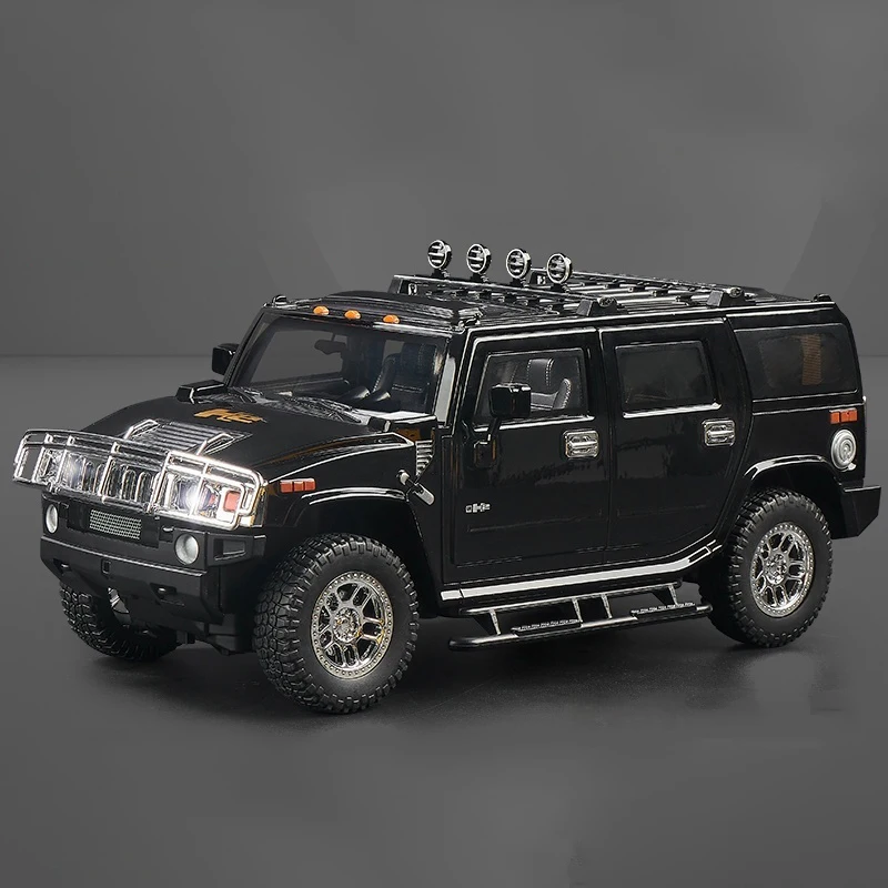 Yellow Hummer H2 Diecast Model 1:18 Scale 7 Yellow Hummer H2 Diecast Model 1:18 Scale - Image 7
