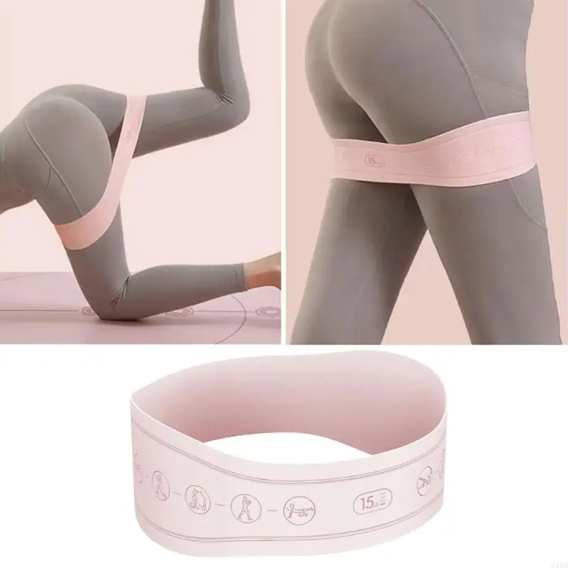 Silicone Resistance Band 15-50 lbs for Fitness 3 Silicone Resistance Band 15-50 lbs for Fitness - Image 3