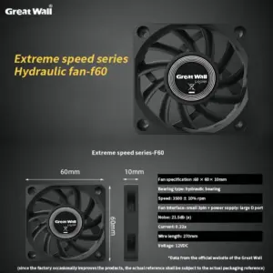 Great Wall 60mm-90mm Ultra-Silent Cooling Fans 14 S3c1f2c7a7a5d45b8b4d578fe0a3e8feaz