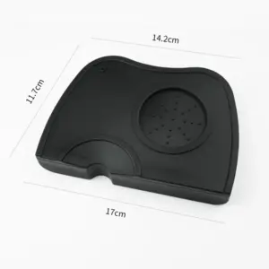 Black Silicone Coffee Tamper Mat for Baristas 19 S3c61384d162e4e1cb9cf86e624bc689dn