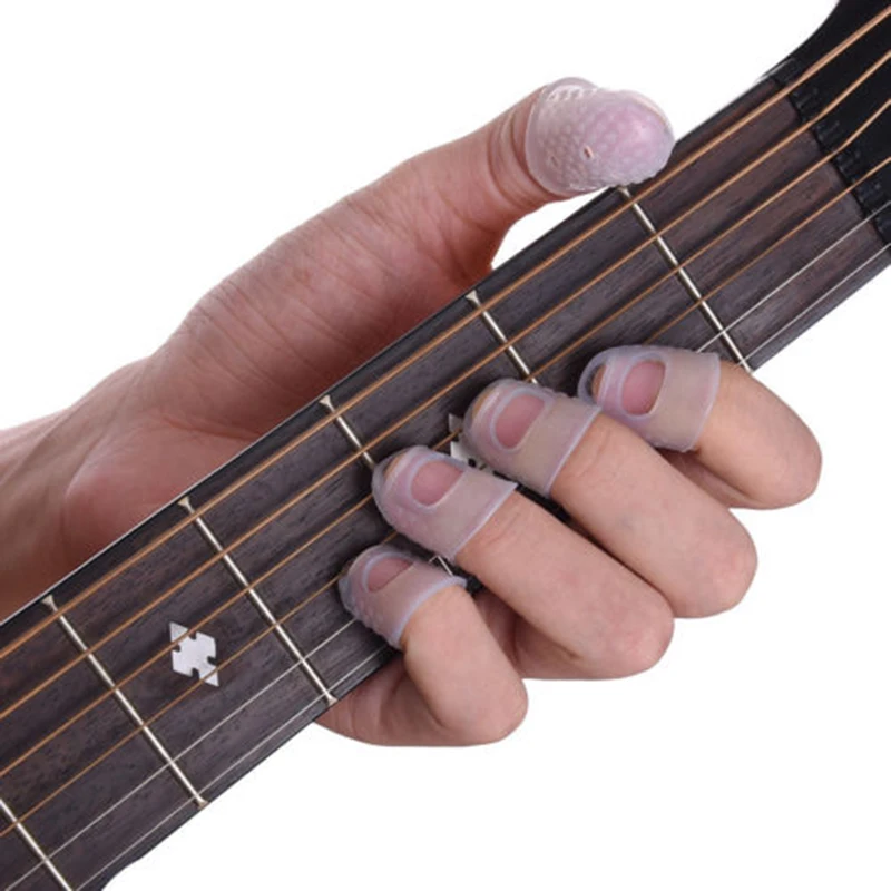 Silicone Guitar Fingerstalls Set for Enhanced Play 3 Silicone Guitar Fingerstalls Set for Enhanced Play - Image 3