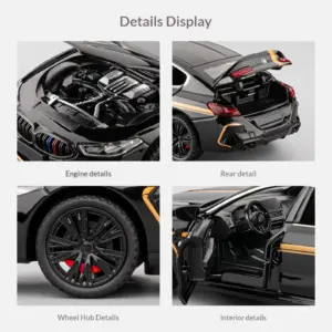 1/32 BMW M8 Diecast Model in Metallic Purple 15 S3d4eb5e8705a46ed9c37efc868bae2f7T