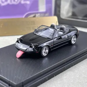 Black Mazda MX5 Eunos Roadster NA RB 1:64 Diecast Model
