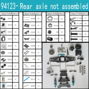 1/10 RC Drift Car Frame for HSP 94123 17 S3efc8454afb54f3b84f81cba3536c580h
