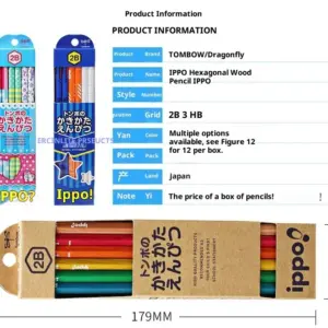 Japanese Tombow IPPO Pencil Set with 12 Pastel Colors 15 S41f0dff57a5e4b37be1ae83e08ab9cd0l