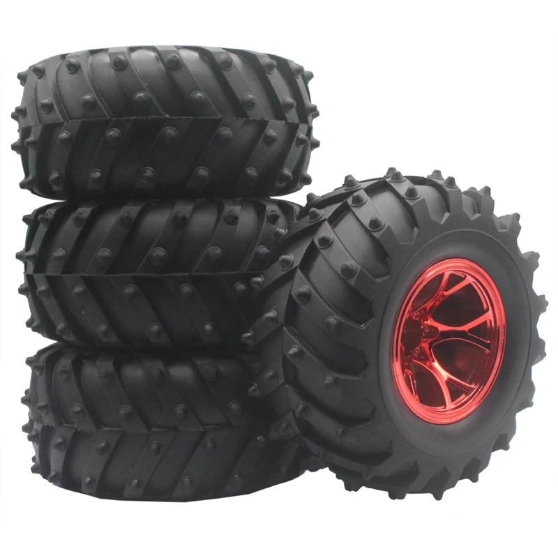 RC Monster Truck Tires & Rims Set 4pcs 8 RC Monster Truck Tires & Rims Set 4pcs - Image 8