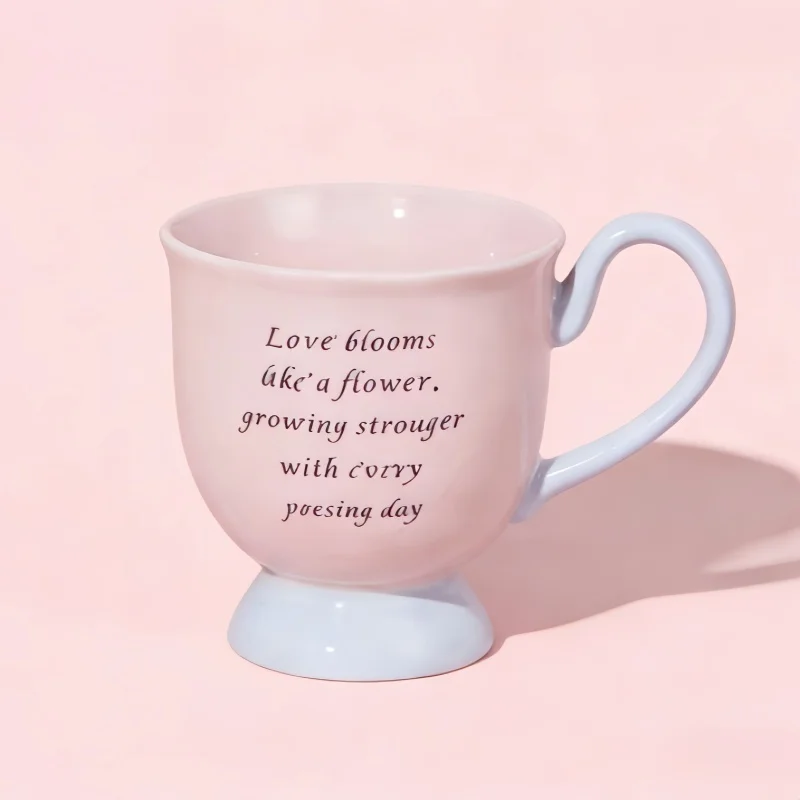 Elegant Pink and Blue Ceramic Coffee Cup Set 10 Elegant Pink and Blue Ceramic Coffee Cup Set - Image 10