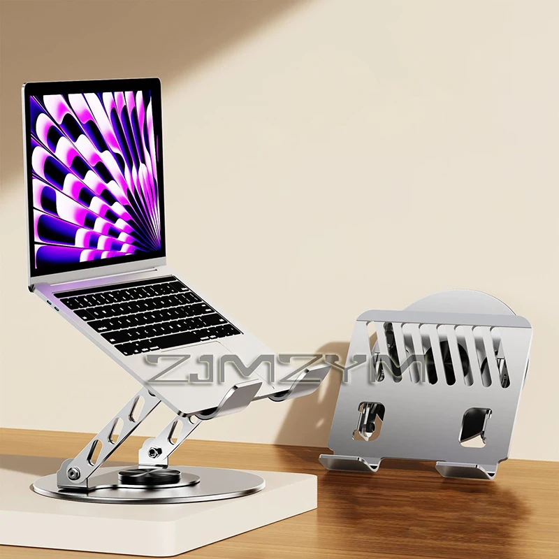 360° Adjustable Metal Laptop and Tablet Stand 2 360° Adjustable Metal Laptop and Tablet Stand - Image 2