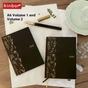 Kinbor 2026 Annual Planner with PU Cover 14 S4375437ee9ba498db3aa96dea6d76105m