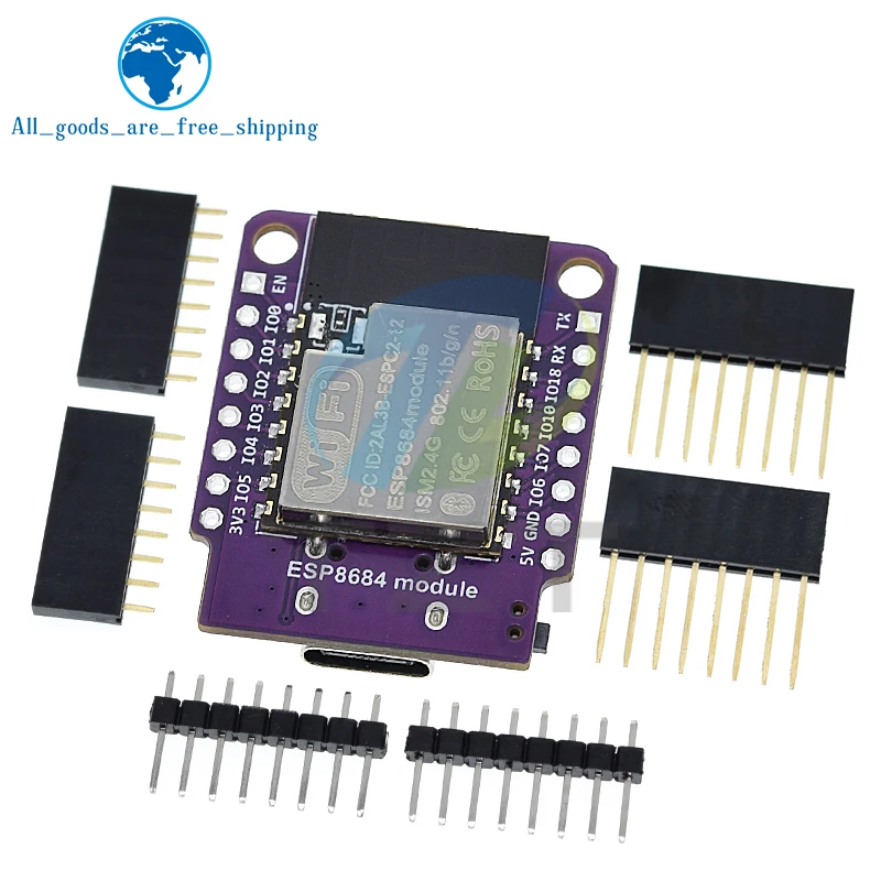 Purple ESP Development Board for Wi-Fi Bluetooth 5 Purple ESP Development Board for Wi-Fi Bluetooth - Image 5