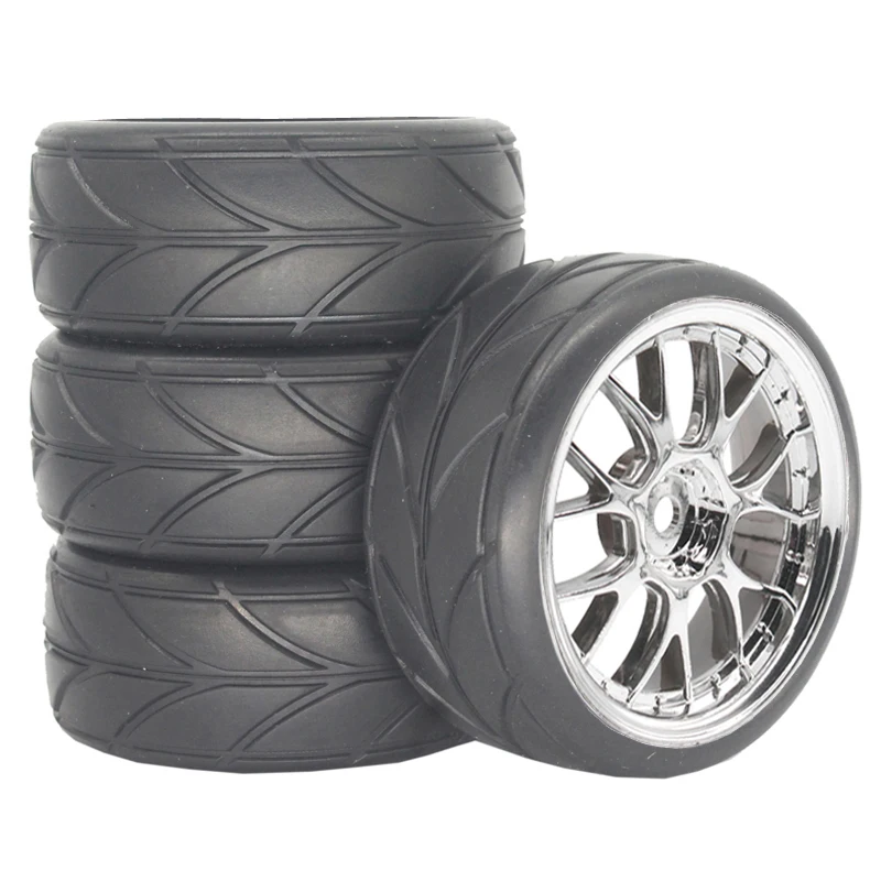 1.9-Inch RC Tire and Rim Set for 1/10-1/14 Scale 2 1.9-Inch RC Tire and Rim Set for 1/10-1/14 Scale - Image 2