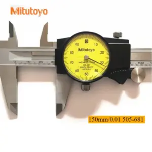 Mitutoyo 505-681 Precision Vernier Calipers 15 S4553ba63132f4fe18254480c802a9e93k