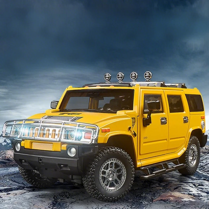 Yellow Hummer H2 Diecast Model 1:18 Scale | JakeSpecial