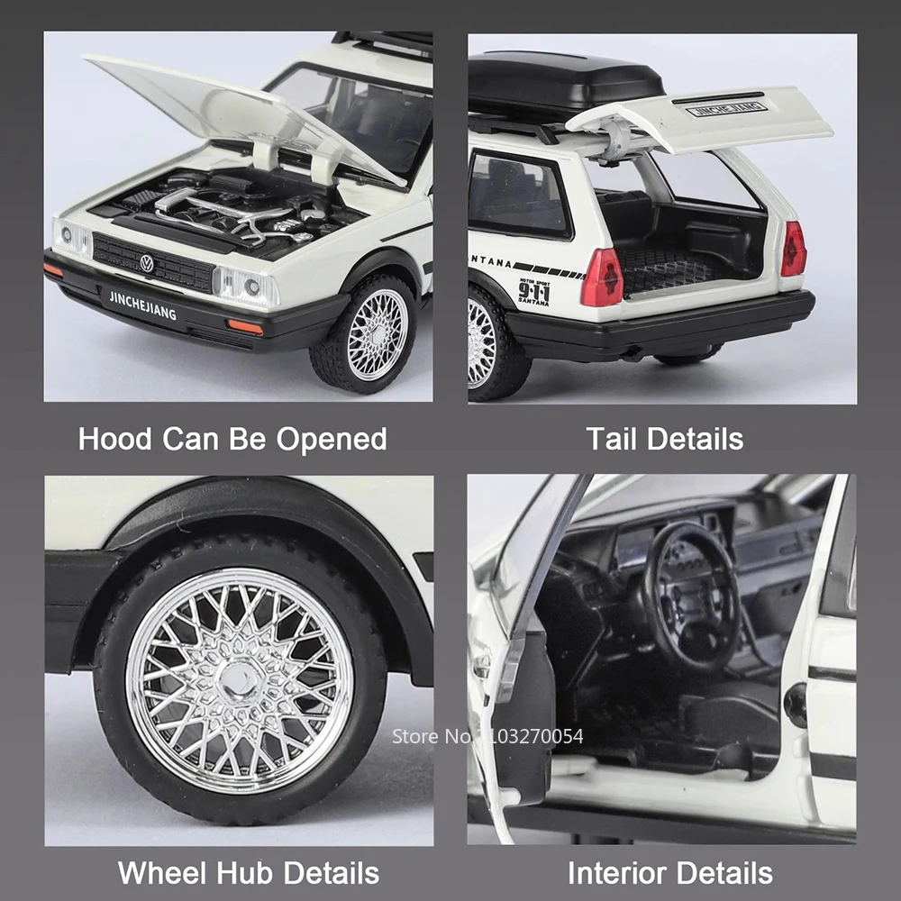 Vintage Santana Wagon 1:32 Diecast Model 2 Vintage Santana Wagon 1:32 Diecast Model - Image 2