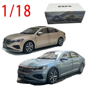 2022 Volkswagen Passat 1/18 Die-Cast Model in Blue and Champagne