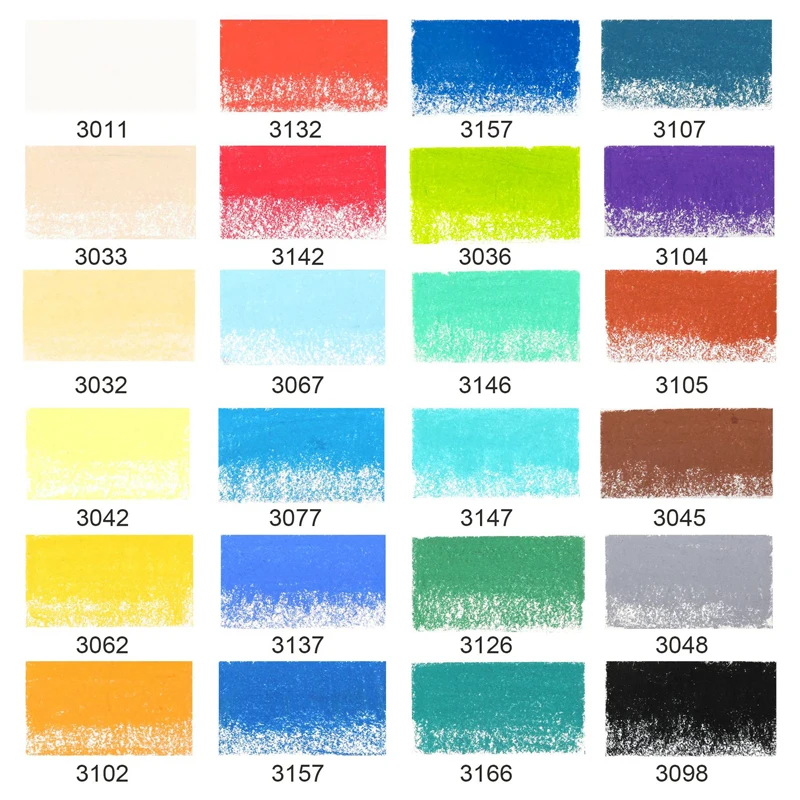 Kalour 24-Piece Soft Pastel Set with Charcoal 3 Kalour 24-Piece Soft Pastel Set with Charcoal - Image 3