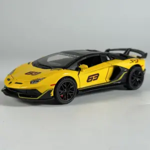 Red Lamborghini Aventador SVJ 63 Diecast Model 19 S49353d1ab87446a99394b47d16fa546aH