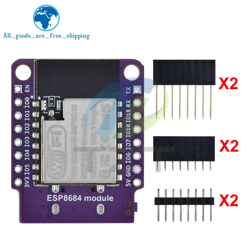 Purple ESP Development Board for Wi-Fi Bluetooth 3 Purple ESP Development Board for Wi-Fi Bluetooth - Image 3