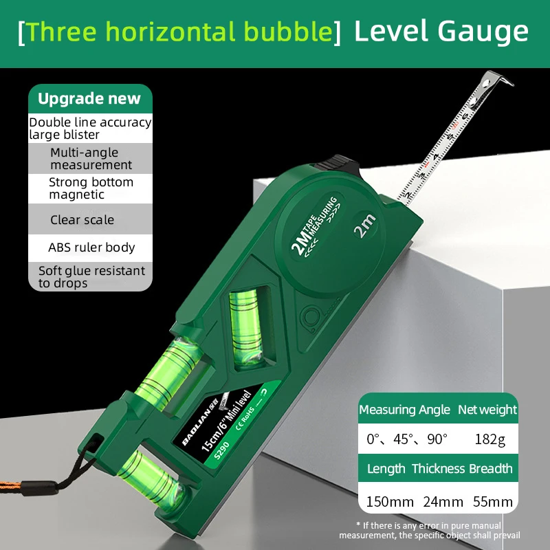 Multifunctional 150mm Magnetic Level & Tape Measure 6 Multifunctional 150mm Magnetic Level & Tape Measure - Image 6