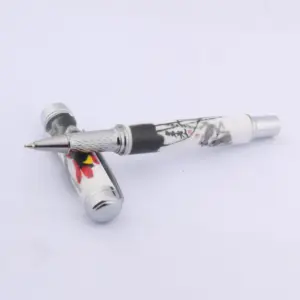 Ceramic Roller Ball Pen with Red Blossoms 10 S4a66d4801b1b4485ad8813831327c624a