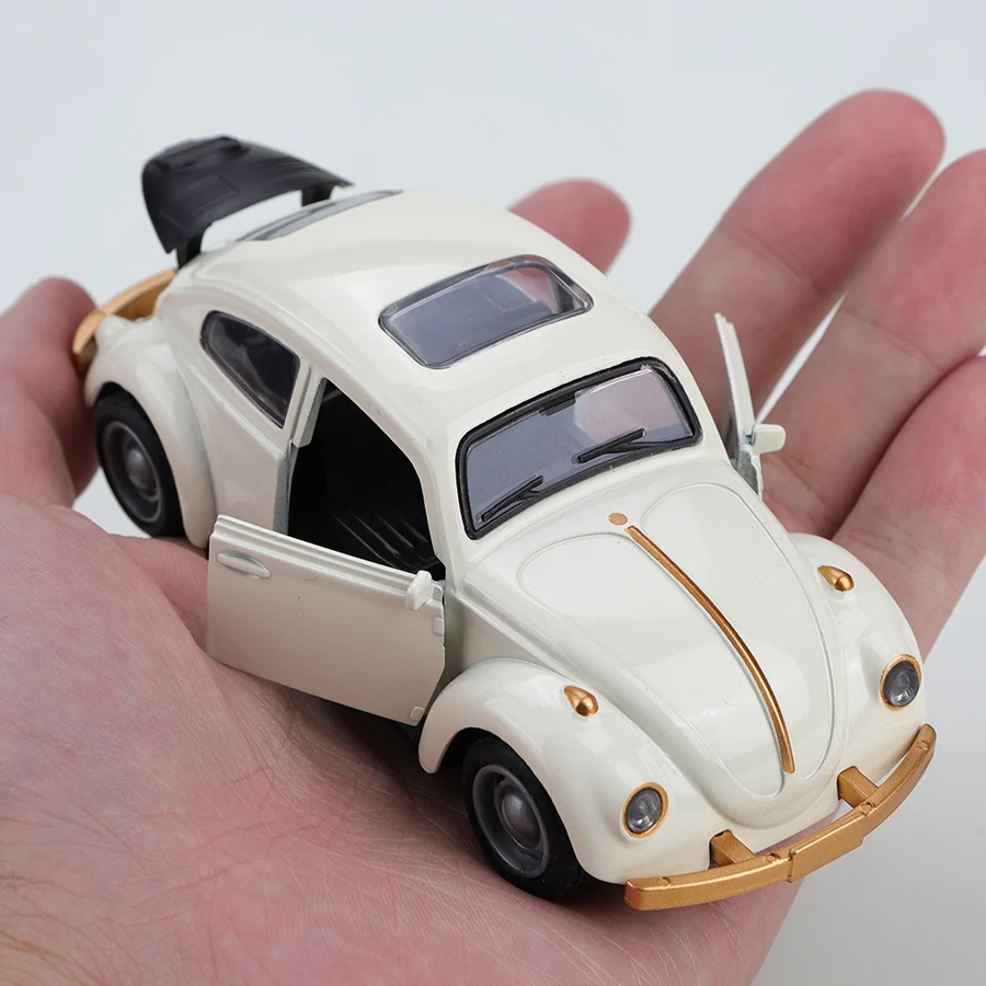 Vintage Volkswagen Beetle Die-Cast Pullback Toy Car 10 Vintage Volkswagen Beetle Die-Cast Pullback Toy Car - Image 10