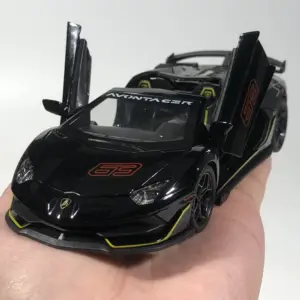 Green Lamborghini Aventador SVJ63 Diecast Model 15 S4ab6d4b881cf444c9fbdee4e85488c5aQ