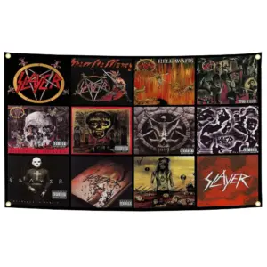 Thrash Metal Slayer Wall Flag 90x150cm 19 S4b45cc51d1de47dbbf855c54dc059dd7t