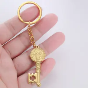 Stainless Steel Religious Keychain with Saint Benedict 9 S4bdac6dffc0f4e2ab5381865f5b4c449t