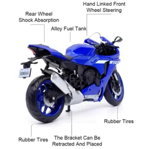 1:12 Yamaha YZF-R1M Diecast Motorcycle Model 11 S4c47cd5d2d674e9f88a6cfa3e5fb96a2T
