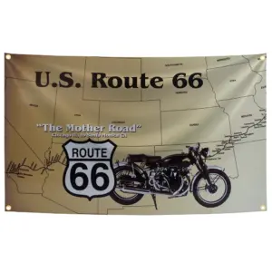 US Route 66 Vintage Collage Banner 90x150cm 16 S4c683aa02aa34a5bad8b406c8ef97aafk