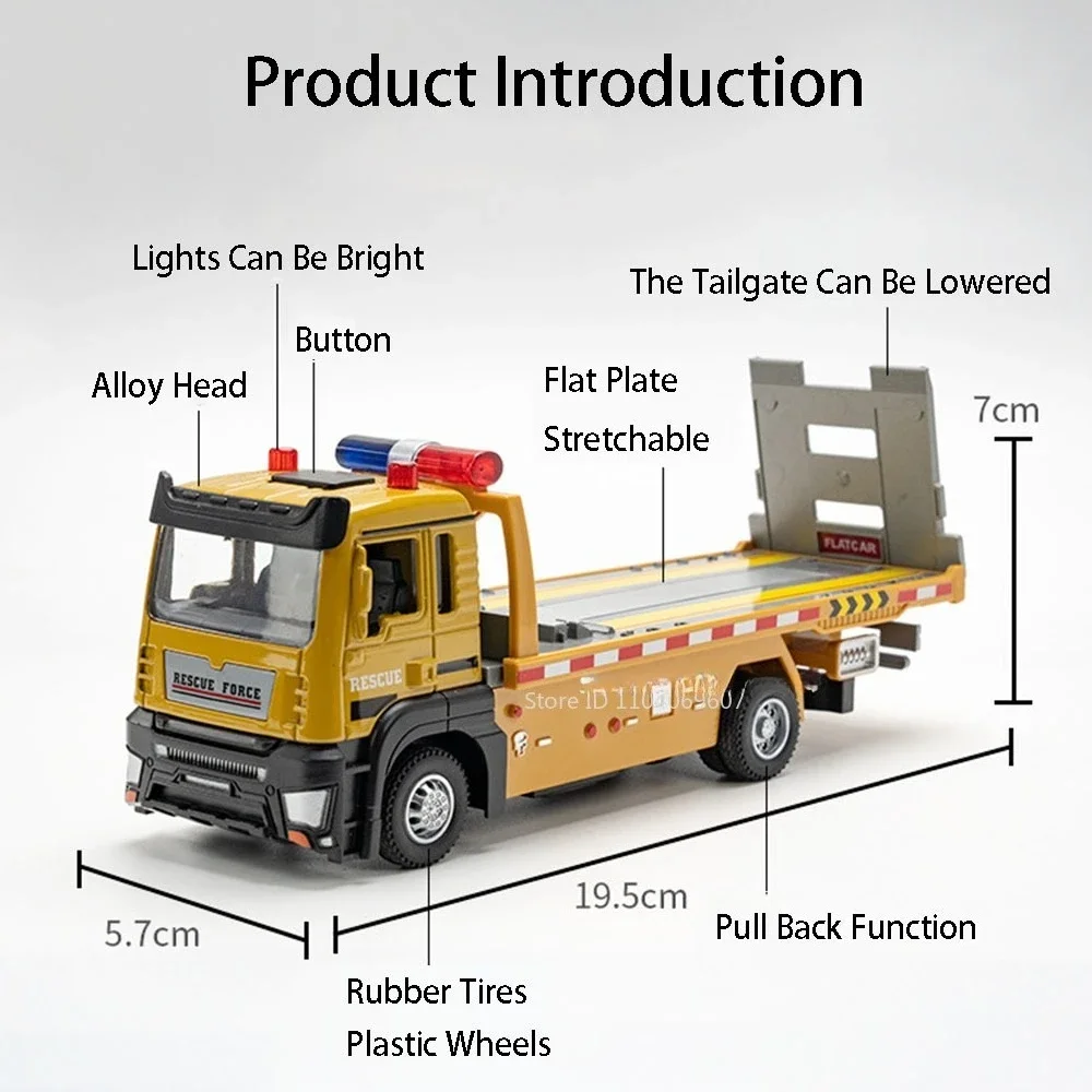 Realistic 1:32 Scale Toy Garbage Truck with Sound 6 Realistic 1:32 Scale Toy Garbage Truck with Sound - Image 6