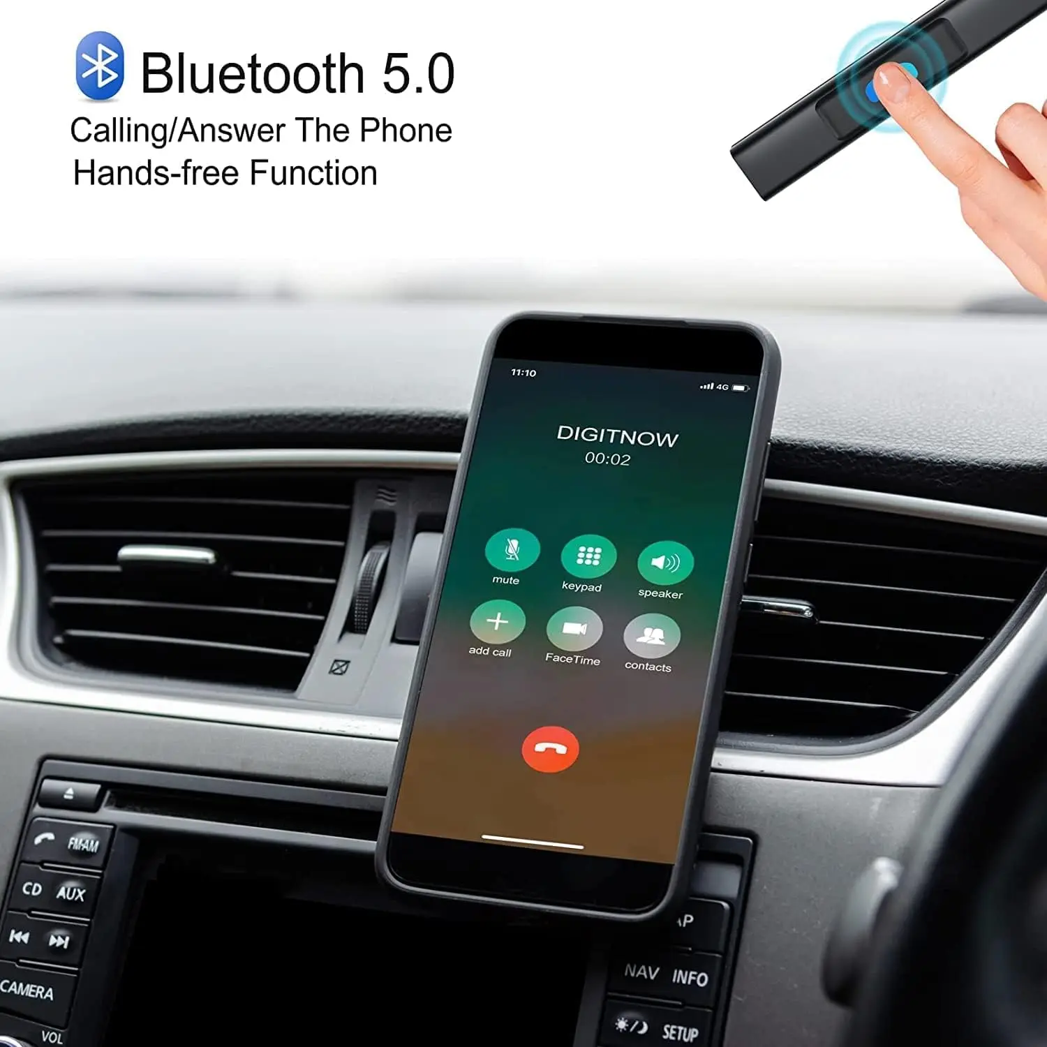 Vintage Style Bluetooth 5.0 Cassette Adapter 2 Vintage Style Bluetooth 5.0 Cassette Adapter - Image 2